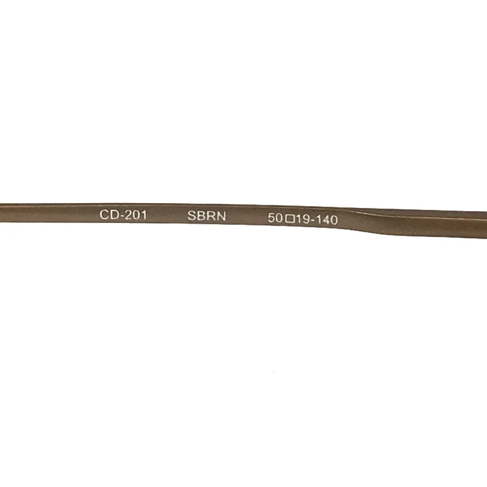 Catherine Deneuve Eyeglasses Frames CD-201 SBRN Satin Brown Crystals 50-19-140